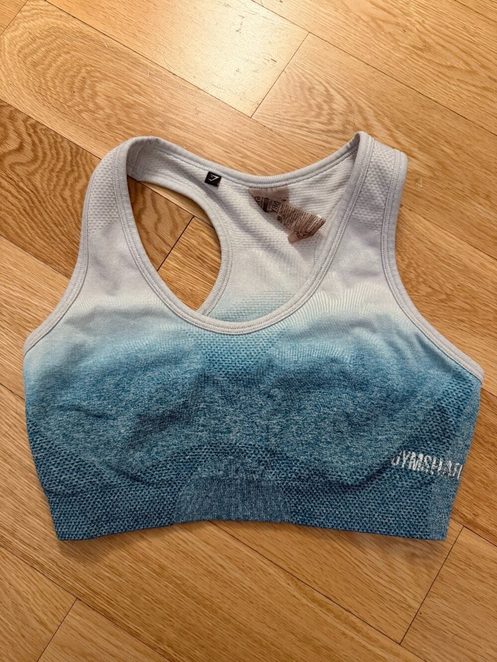 Gymshark Adapt Ombre Sports Bra | Blue | Size XS